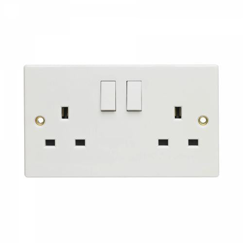 Gang 13A Switched Socket – Reliable Power Solution for Modern Spaces