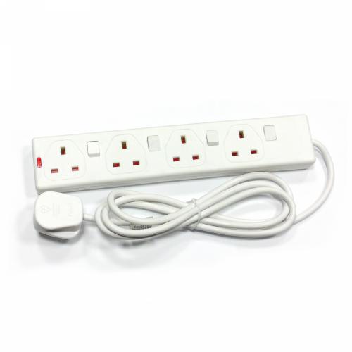 4G 2M 13A Switched Extension Lead – Controlled Multi Socket Power