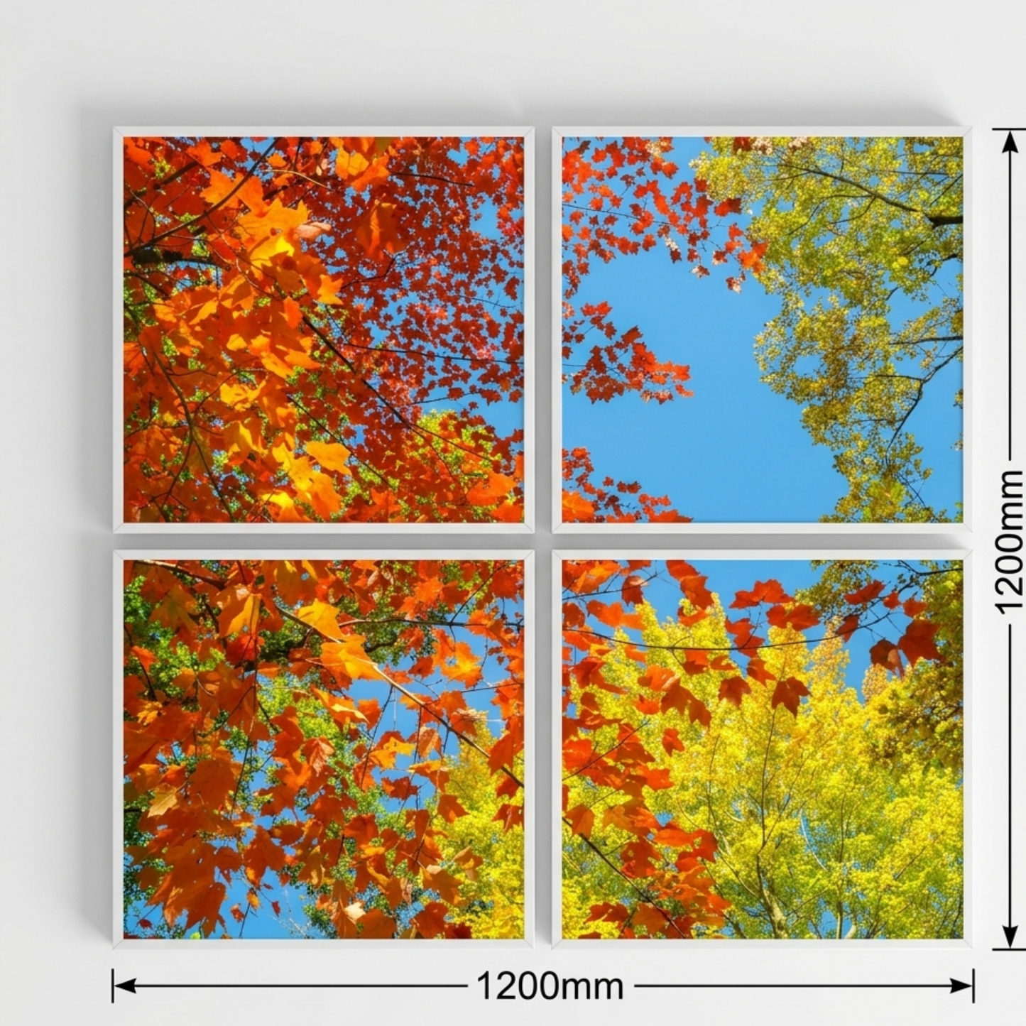 600x600 LED Panel Light 40W Cool White 6500K | Printed Ceiling Sky Panel Custom Designs
