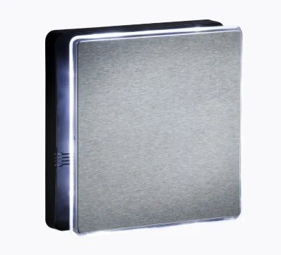 Knightsbridge EX4TSS Backlit Extractor Fan with Over Run Timer Steel 4 Inch