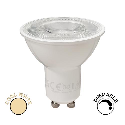Integral Dimmable 5.7W LED GU10 Cool White Light Bulb