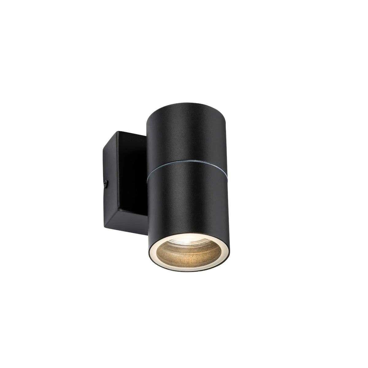 Knightsbridge OWALL01BK Single GU10 Wall Light Black
