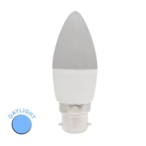 6W BC Opal LED Daylight Candle Bulb – Bright & Crisp Illumination for Modern Spaces