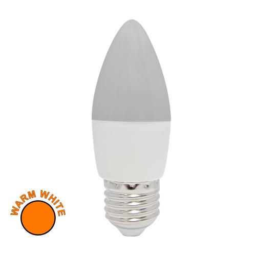 6W ES Opal LED Warm White Candle Bulb – Reliable Brightness with Energy Efficiency