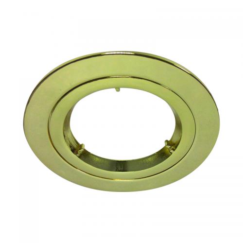 Brass Diecast GU10 Fixed Downlight – Vintage-Inspired Ceiling Spot