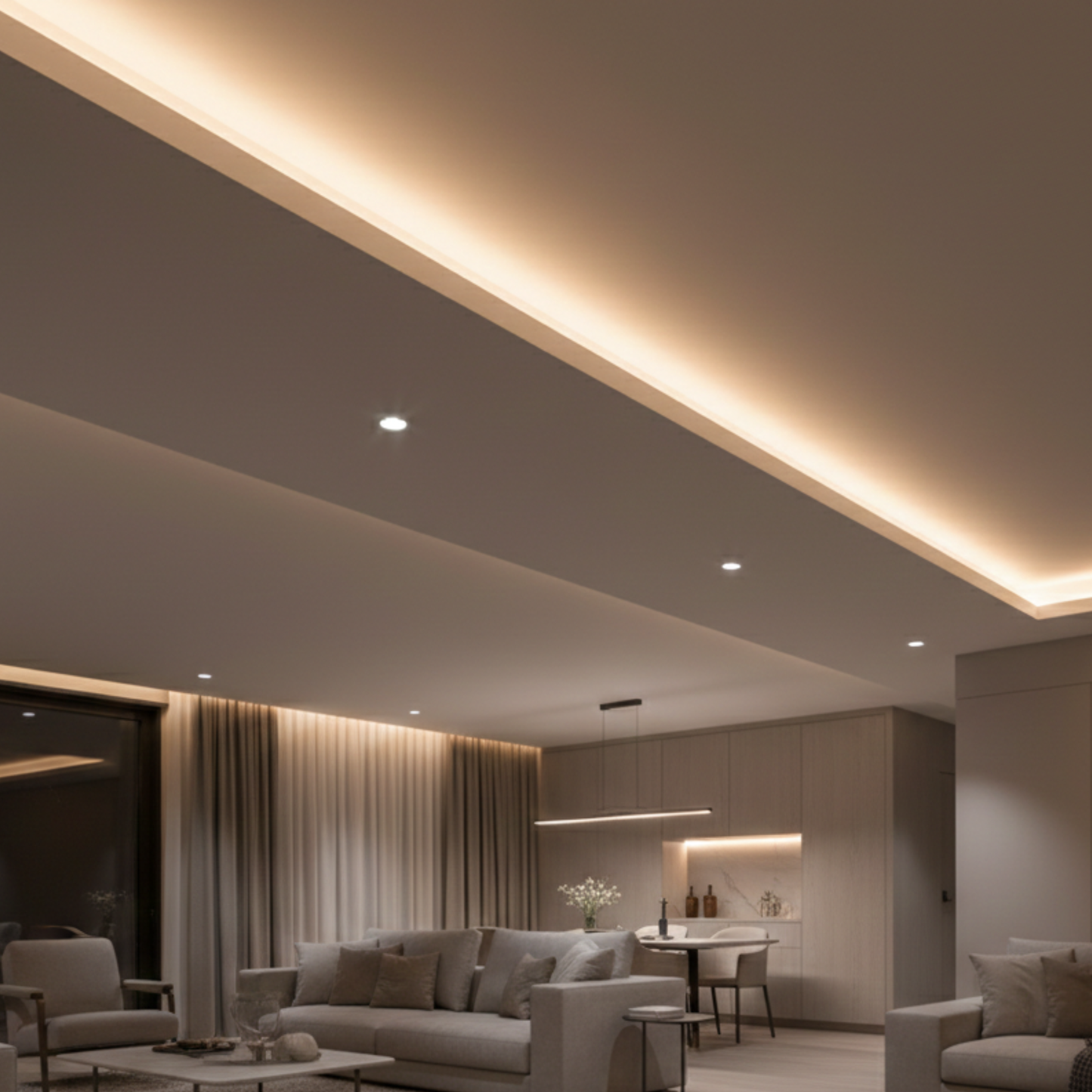 10meter LED Strip Light 24V COB - Warm White | SSM ELECTRIC