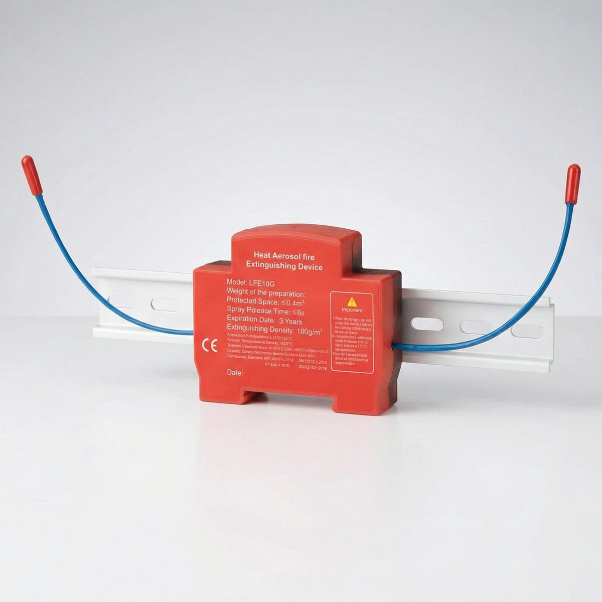 Live LFE10G Din Rail Aerosol Fire Extinguisher Device