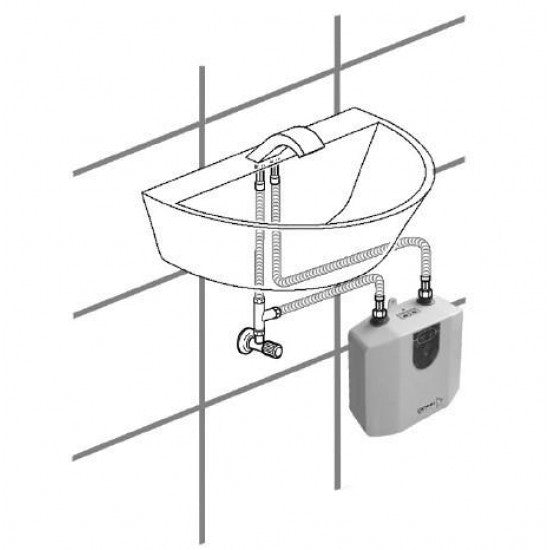 Instaheat 6.5kW Tankless Over or Under Sink Instant Hot Water System