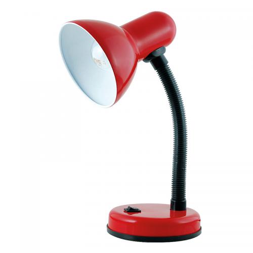 Lloytron 40W Flexi Desk Lamp – Red Finish with Flexible Neck