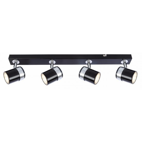 Modern Interior 4 Way GU10 Ceiling Straight Bar LED Spotlight Fitting