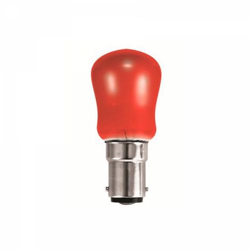 15W B15 Red Pygmy Bulb – Compact Decorative Signal Light