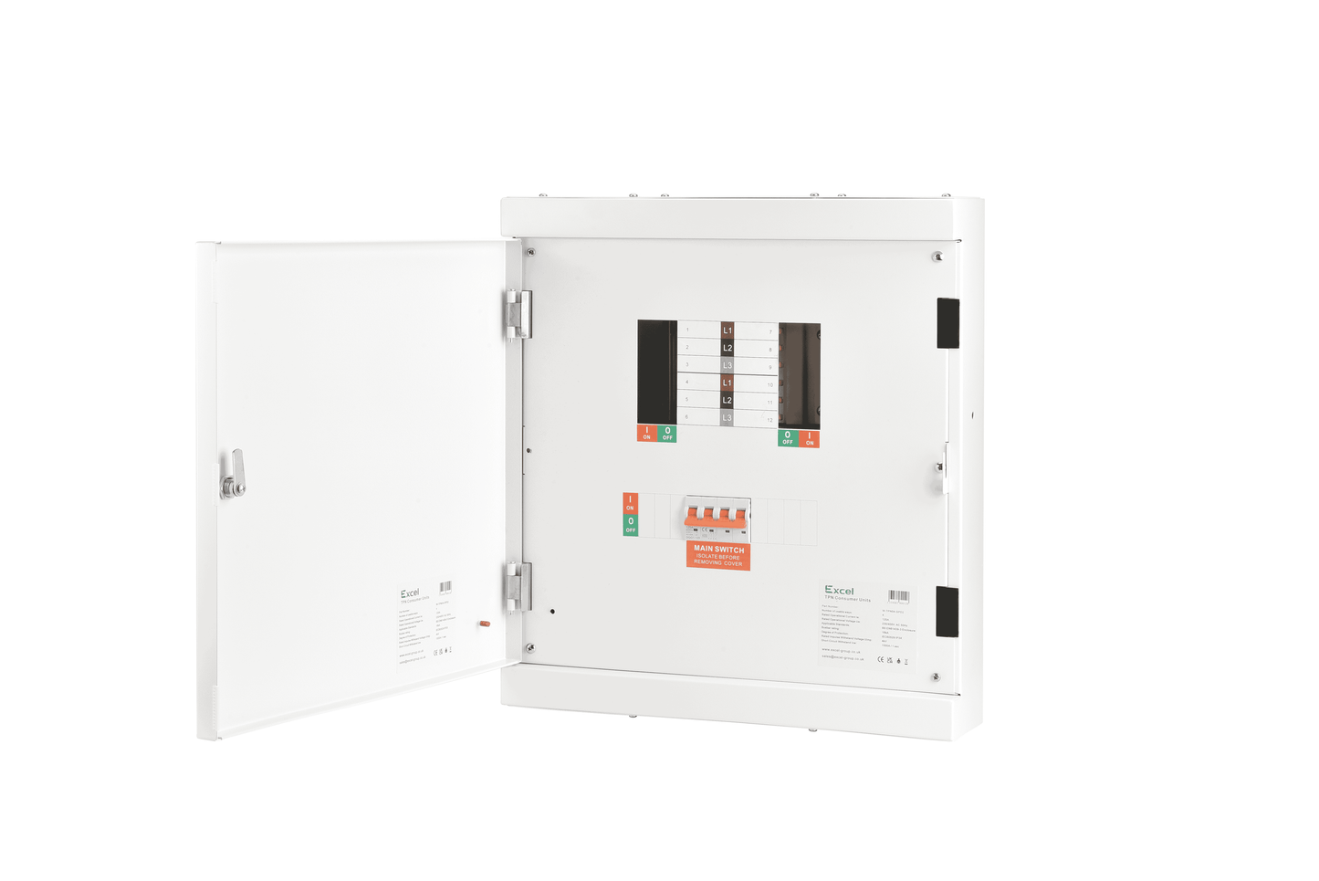 TPN Three Phase Distribution Boards (Without SPD)