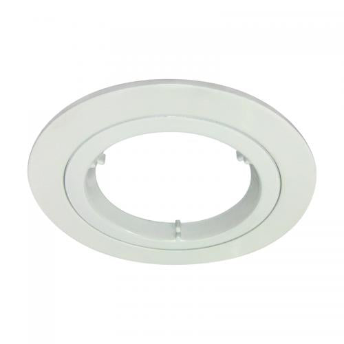 White Diecast GU10 Fixed Downlight – Simple Ceiling Spot Fitting