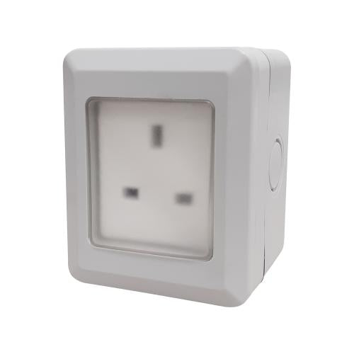 1 Gang Outdoor Socket – Safe & Weatherproof Power Solution