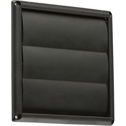 100mm Gravity Shutter for Extractor Fans – Black Finish