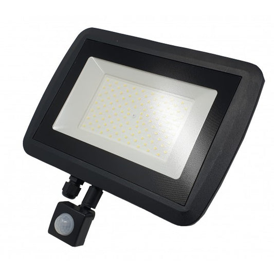 100W LED Slim Powerful Security Floodlight IP65 Outdoor Garden Light Daylight 6500K