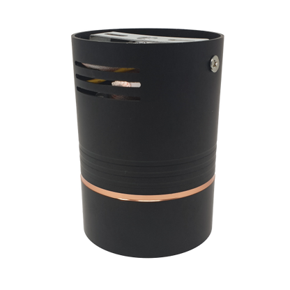 10W LED Copper Matt Black Ceiling Surface Mount Cylinder Downlight Spotlight