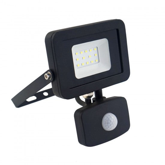 10W LED Slim Powerful Security Floodlight IP65 Outdoor Garden Light Daylight 6500K