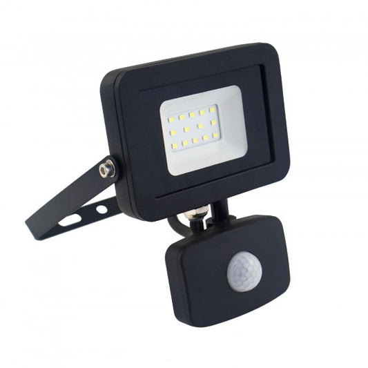 10W LED Slim Powerful Security Floodlight IP65 Outdoor Garden Light Daylight 6500K