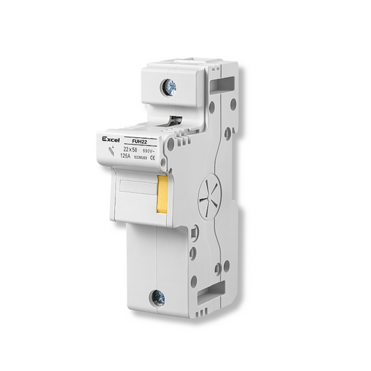 FUH22 Fuse Holder – 125A DIN Rail Mount Solution