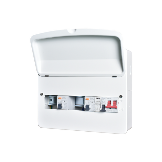 Excel E1406TRS Dual RCD Consumer Unit with SPD Protection
