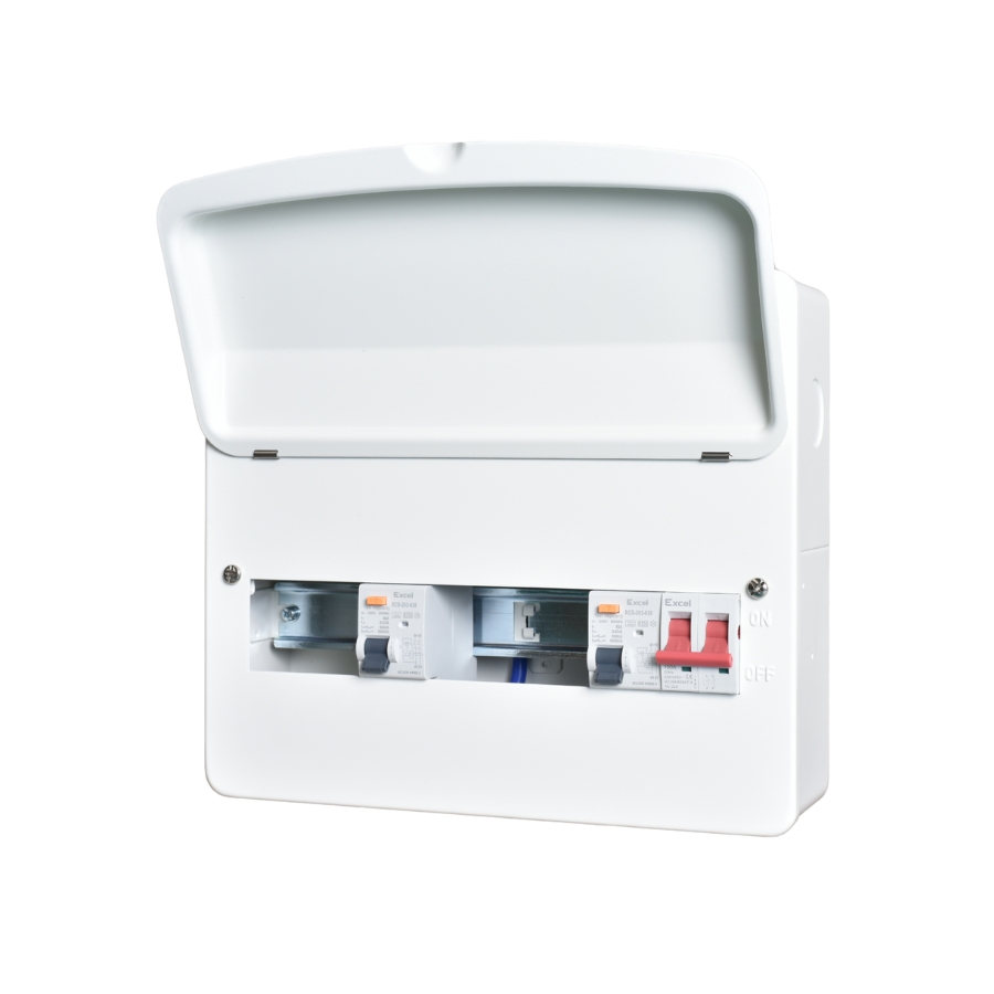Excel E1408TR Dual RCD Consumer Unit 14 Module 8 Way