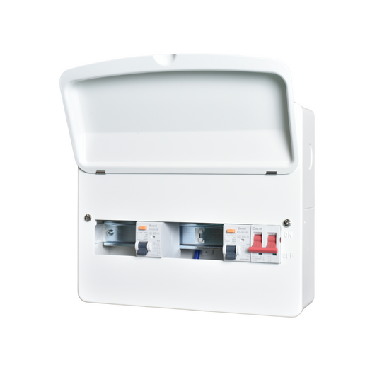 Excel E1408TR Dual RCD Consumer Unit 14 Module 8 Way