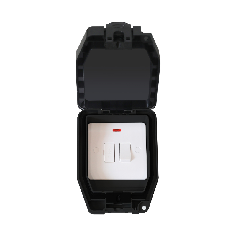 Weatherproof 13A Switched Fused Connection Unit – Outdoor Safety Control