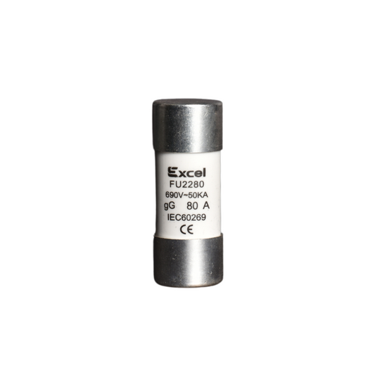 80A 22mm Fuse – 22x58mm gG Barrel Fuse for Safety