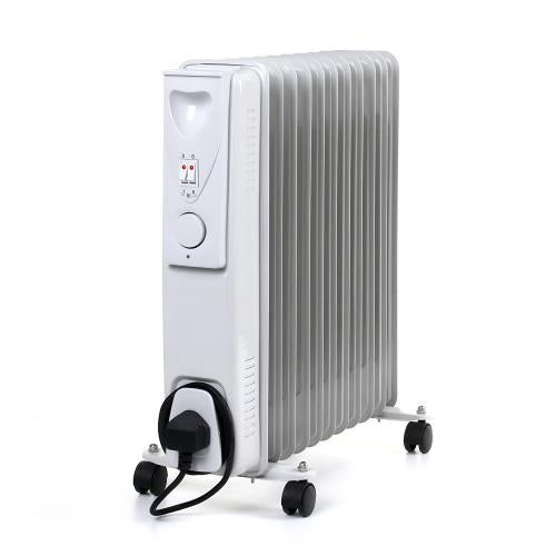 2.5kW Oil Filled Radiator – High-Power Heating with Maximum Mobility