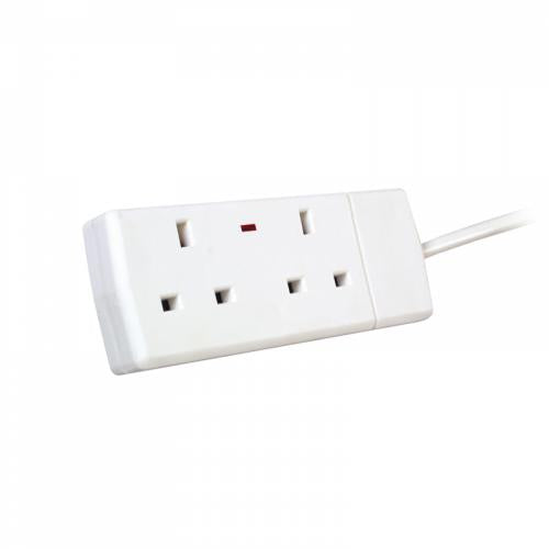 4G 2M 13A Extension Lead – Multi Socket Compact Power Strip