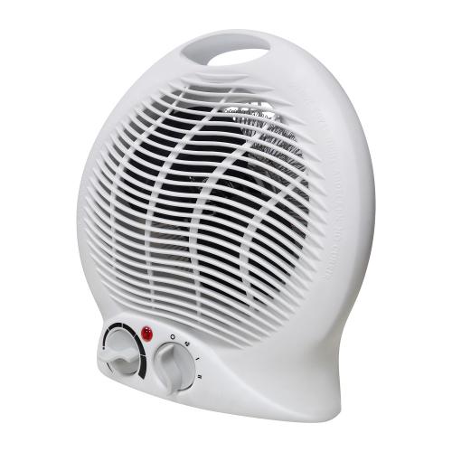 2kW Upright Fan Heater with Thermostat & Dual Heat Settings