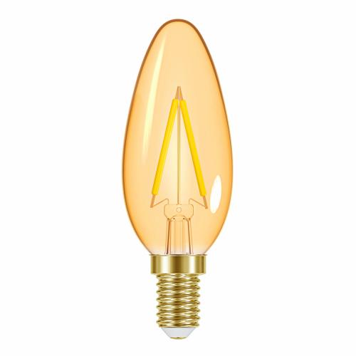 2.3W LED Filament Vintage Candle Bulb – Ultra-Warm Ambient Lighting with Classic Style