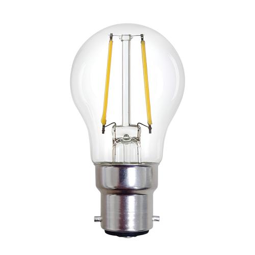 2W LED Filament BC Warm White Golf Bulb – Vintage Style Efficiency