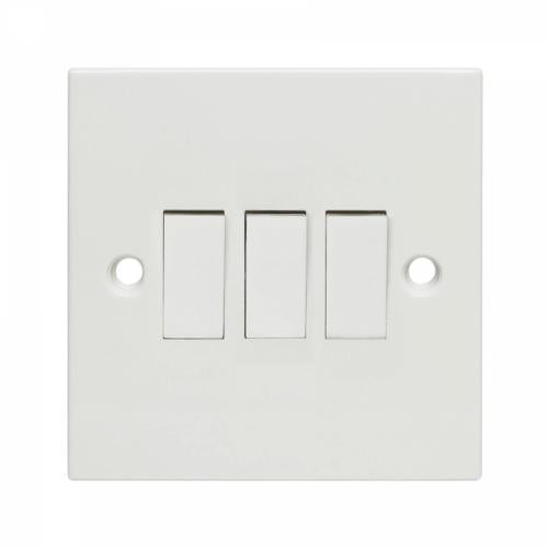 3 Gang 2 Way Switch – Advanced Multi-Light Control Solution