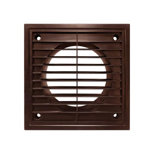 Durable Brown 4 Inch Ventilation Grill for 100mm Ducting