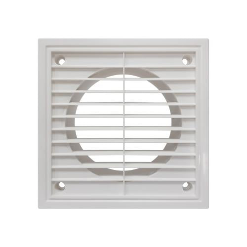 Clean White 4 Inch Ventilation Grill for 100mm Ducting