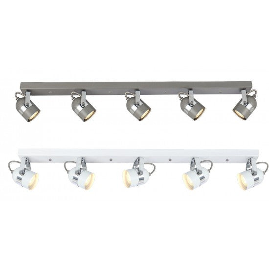 5 Way Ceiling Bar Fitting Spot Light LED GU10
