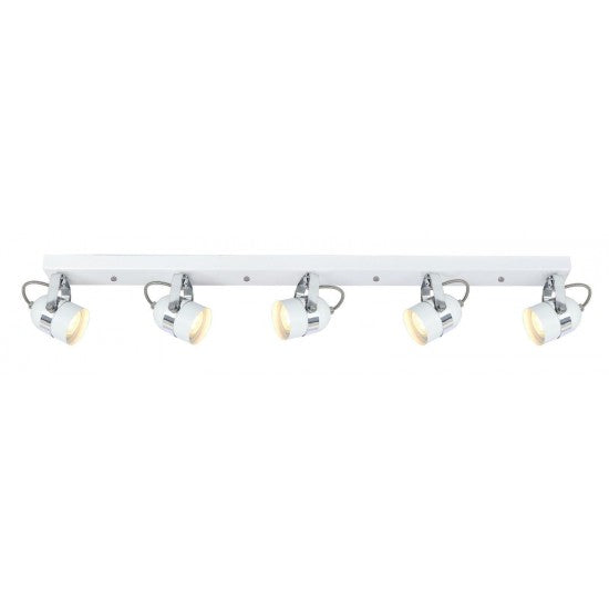 5 Way Ceiling Bar Fitting Spot Light LED GU10