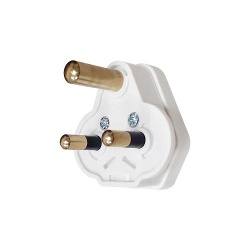 Compact 5 Amp Round Pin Plug – Safe & Reliable Connection