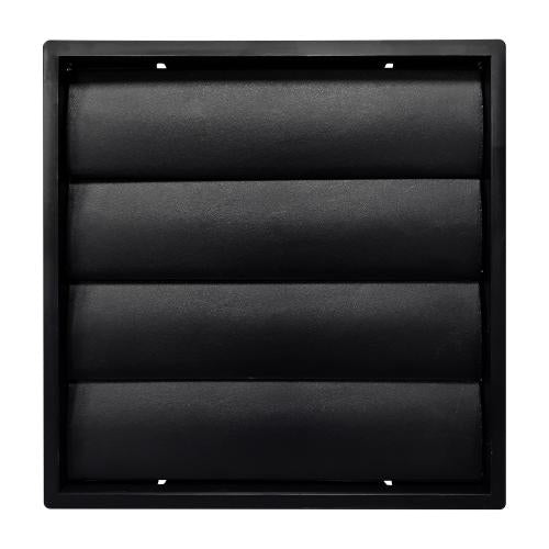 Black 6 Inch Gravity Vent Grill for 150mm Ducting