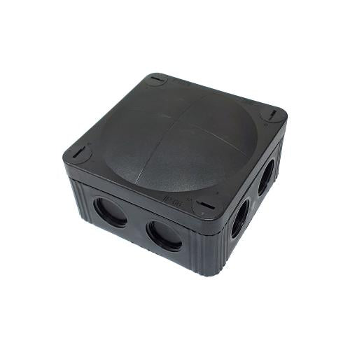 Wiska 85mm Black Junction Box – Heavy Duty Cable Connection Box