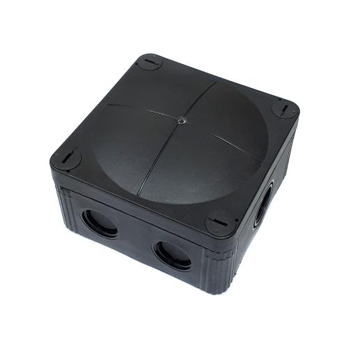 Wiska 95mm Black Junction Box – Heavy Duty Multi Cable Box