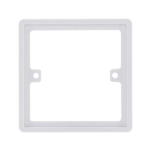 Nexus 1G White Moulded Spacer 817 – Smart Mounting Depth Solution