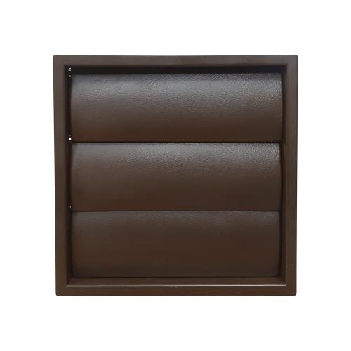 Brown 4 Inch Gravity Vent Grill with Three Flaps