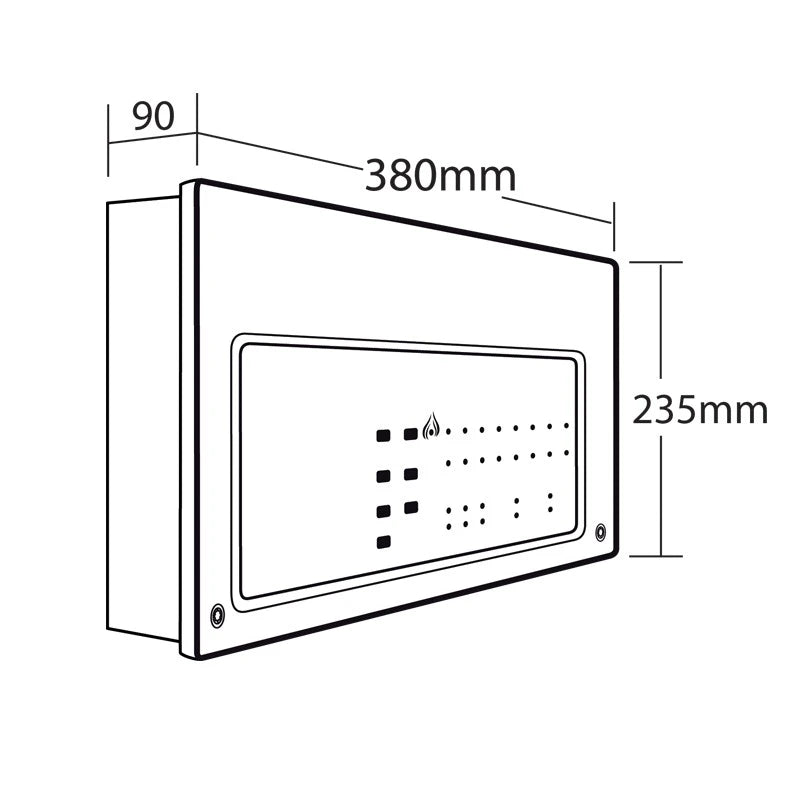 C-Tec CFP702E-4 CFP Economy 2 Zone Conventional Fire Alarm Panel