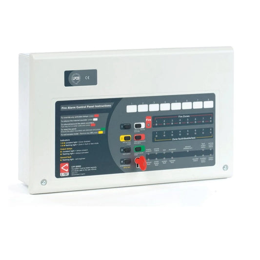 C-Tec CFP708E-4 Panel 8 Zone Code Entry Conventional Fire Alarm Panel