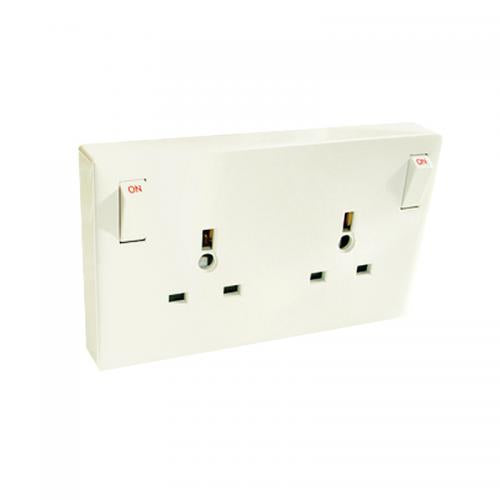 1 Gang to 2 Gang Converter Socket – Expand Power Access Easily