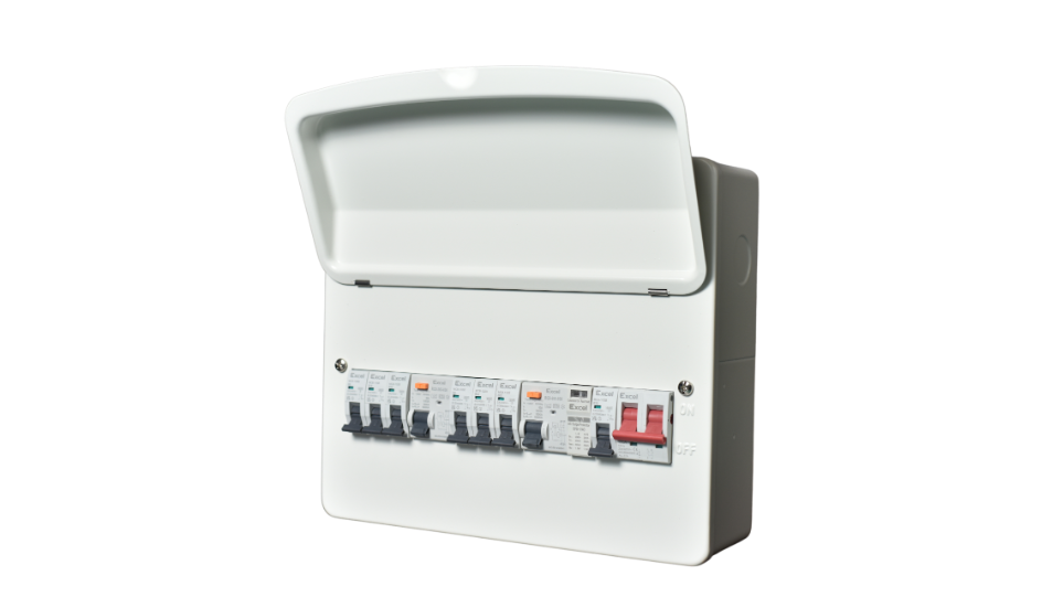 Excel E1410SA 14 Module RCBO Consumer Unit with SPD Protection