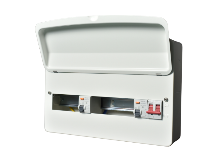 Excel E1812TR Dual RCD Consumer Unit 18 Module 12 Way